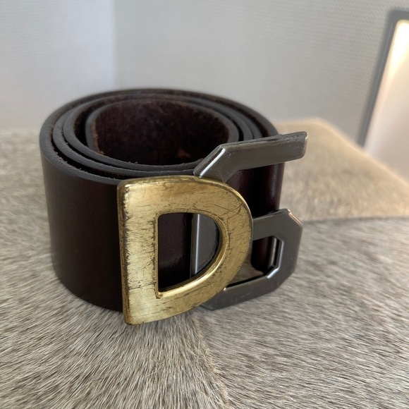 DOLCE GABBANA BROWN BELT - Picture 1 of 6